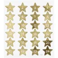 Creativ Company Stickers, cijfers, vel 15x16,5 cm, ca. 24 stuk, 1 vel