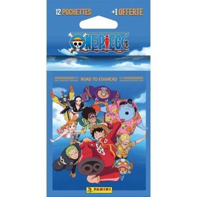 Blister - PANINI - ONE PIECE ROAD TO EGGHEAD - 12 vakken + 1 gratis - 65 kaarten