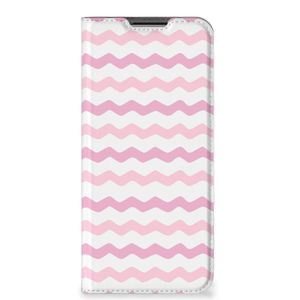 OPPO A54 5G | A74 5G | A93 5G Hoesje met Magneet Waves Roze