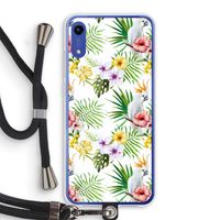 Gele kuif: Honor Play 8A Transparant Hoesje met koord