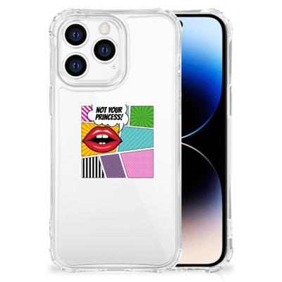 iPhone 14 Pro Anti Shock Bumper Case Popart Princess iPhone 14 Pro Anti Shock Bumper Case Popart Princess