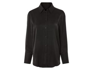 esmara Satijnen dames blouse (40, Zwart)