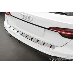 RVS Bumper beschermer passend voor Audi A4 Avant B9 (incl. S-Line) 2015-2019 & Facelift 2019- - AV252036