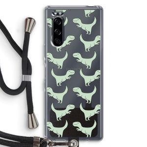 Dinos: Sony Xperia 5 Transparant Hoesje met koord