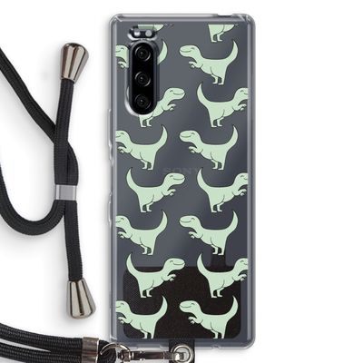 Dinos: Sony Xperia 5 Transparant Hoesje met koord