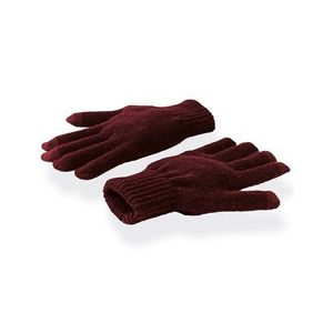 Touchscreen handschoenen bordeaux rood voor volwassenen L/XL  -
