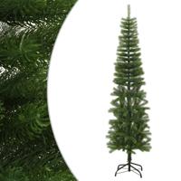 VidaXL Kunstkerstboom met standaard smal 210 cm PE