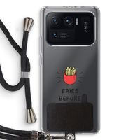 Fries before guys: Xiaomi Mi 11 Ultra Transparant Hoesje met koord