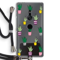 Sanseveria: Sony Xperia XZ2 Transparant Hoesje met koord