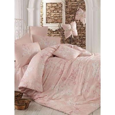 Beddengoedset - 1 dekbedovertrek 220 x 240 cm + 2 kussenslopen 60 x 60 cm - 100% versterkt katoen - Roze