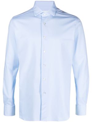 Xacus chemise boutonnée à manches longues - Bleu
