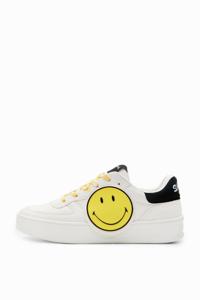 Sneakers met plateauzool en Smiley® - MATERIAL FINISHES - 40