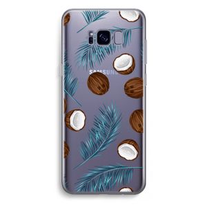 Kokosnoot roze: Samsung Galaxy S8 Plus Transparant Hoesje