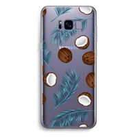 Kokosnoot roze: Samsung Galaxy S8 Plus Transparant Hoesje