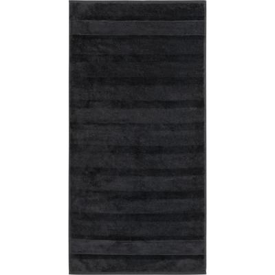 Cawö Cawo Noblesse2 Uni Handdoek 50/100 zwart