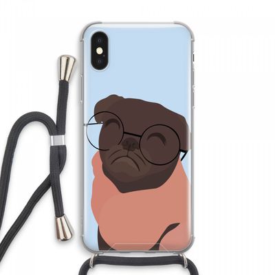 Ludo: iPhone XS Max Transparant Hoesje met koord