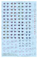 Megami Device M.S.G. Plastic Model Kit 1/1 Desire Maiden Raider Eye Decal Set