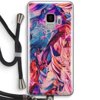 Pink Orchard: Samsung Galaxy S9 Transparant Hoesje met koord