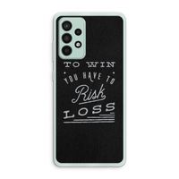 Risk loss: Samsung Galaxy A52s 5G Transparant Hoesje