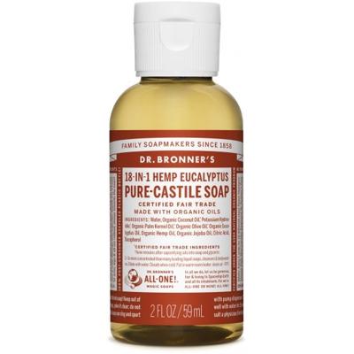 Dr. Bronner's Eucalyptus 18-in-1 Pure-Castile Soap 60ml