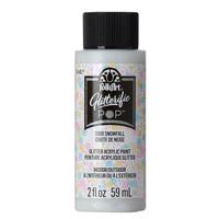 FolkArt • glitterific pop acrylic paint snowfall 59ml