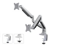 NeoMounts Flat Screen Desk mount (10-32 ) desk clamp/grommet - [NM-D750DSILVER] - thumbnail