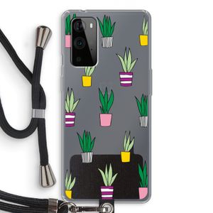 Sanseveria: OnePlus 9 Pro Transparant Hoesje met koord