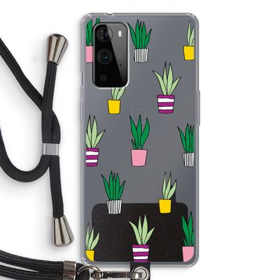 Sanseveria: OnePlus 9 Pro Transparant Hoesje met koord