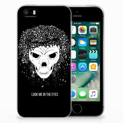 Silicone Back Case Apple iPhone SE | 5S Skull Hair Silicone Back Case Apple iPhone SE | 5S Skull Hair