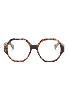 Chloé Eyewear lunettes de vue à monture géométrique - Marron