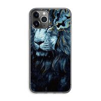 Darkness Lion: iPhone 11 Pro Max Transparant Hoesje
