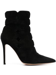 Gianvito Rossi bottines Ariana 85 mm en daim - Noir