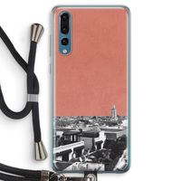 Marrakech Skyline : Huawei P20 Pro Transparant Hoesje met koord