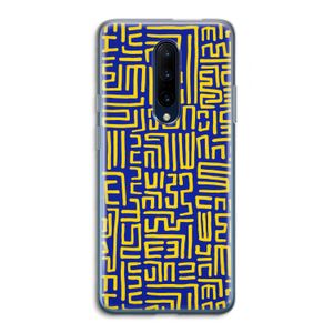 Majorelle Blue Print: OnePlus 7 Pro Transparant Hoesje