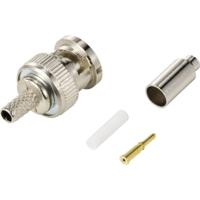 TRU COMPONENTS TC-12885928 BNC-connector Stekker, recht 50 Ω 1 stuk(s)