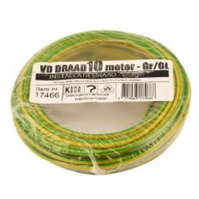 VD draad 10M geelgroen 2,5mm²