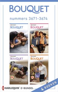 Bouquet e-bundel nummers 3671-3674 (4-in-1) - Annie West, Cathy Williams, Carole Mortimer, Melanie Milburne - ebook