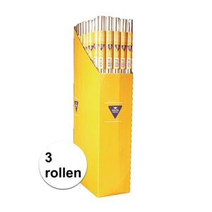 3 rollen Transparante folie van 70 x 500 cm per rol