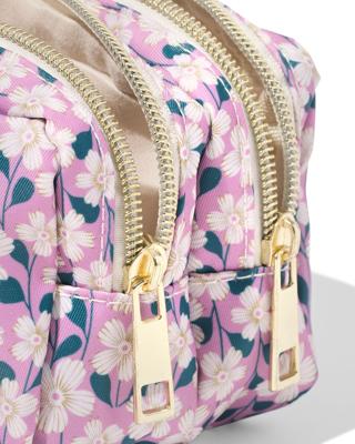 051 Etui Dubbele Rits 22x6x10cm Bloem (multi)