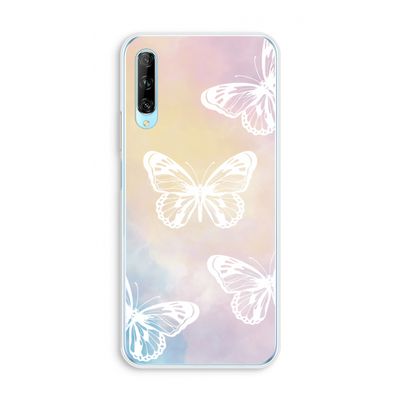 White butterfly: Huawei P Smart Pro Transparant Hoesje