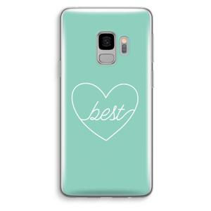 Best heart pastel: Samsung Galaxy S9 Transparant Hoesje