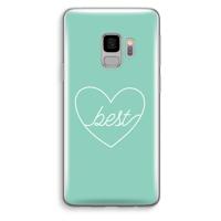 Best heart pastel: Samsung Galaxy S9 Transparant Hoesje