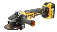 DeWalt accu haakse slijper 125mm 18v 5.0ah