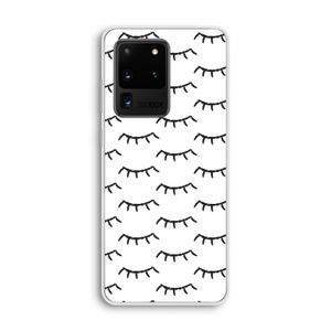 Wimpers: Samsung Galaxy S20 Ultra Transparant Hoesje