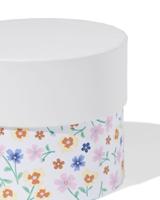 HEMA Doos Ø11x9cm Rond Bloemen