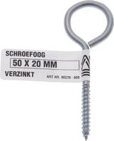 Schroefoog 50x20 vz - Deltafix