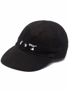 Off-White casquette à logo brodé - Noir