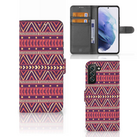 Samsung Galaxy S22 Plus Telefoon Hoesje Aztec Paars