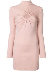 TOM FORD robe ajustée à détail froncé - Rose