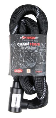 Python kettingslot 8.0mm x 120cm art-2 zwart